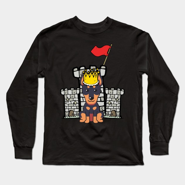 Funny Alsatian is the king of the castle Long Sleeve T-Shirt by Pet Station